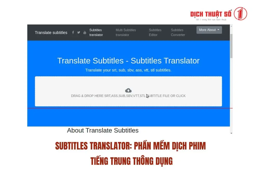 Subtitles Translator: Phần mềm hỗ trợ dịch video tiếng Trung thông dụng