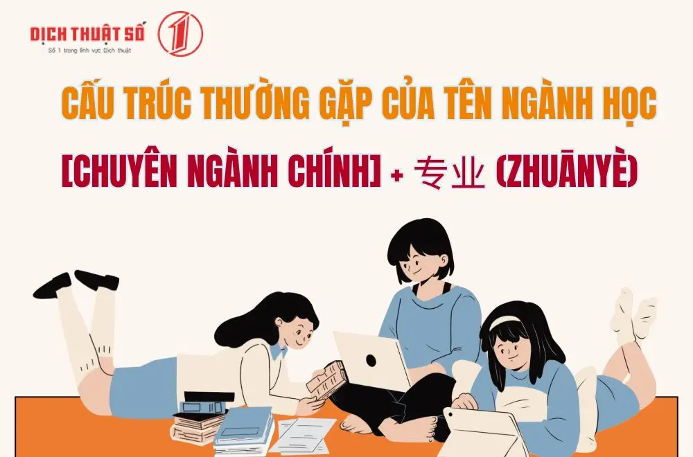 Quy tắc chung khi gọi tên ngành học bằng tiếng Trung
