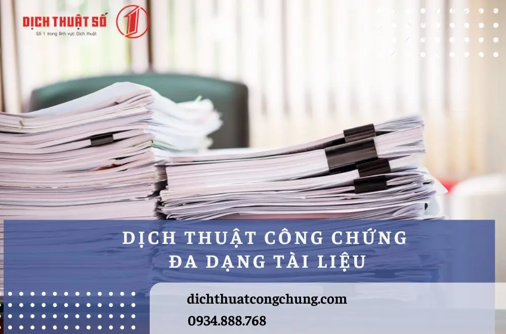 Các loại giấy chứng nhận vệ sinh cần dịch thuật