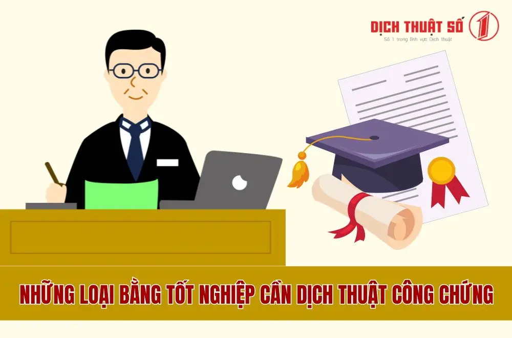 Những loại bằng tốt nghiệp cần dịch thuật công chứng