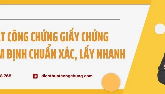 Dịch Thuật Công Chứng Giấy Kiểm Định Uy Tín, Giá Tốt
