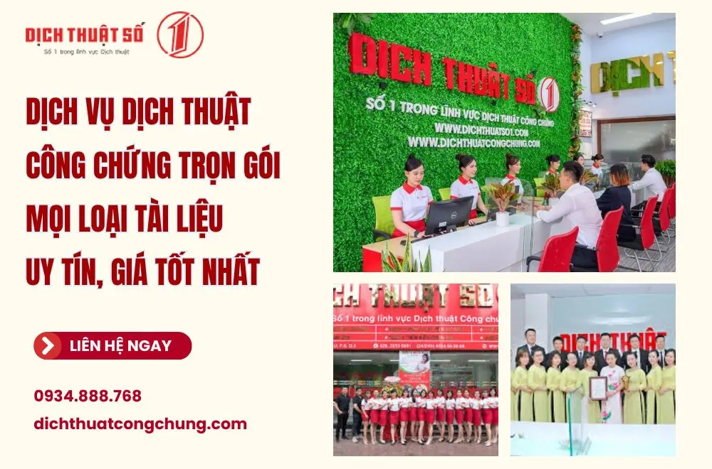 công ty dịch thuật công chứng tiếng Hà Lan uy tín