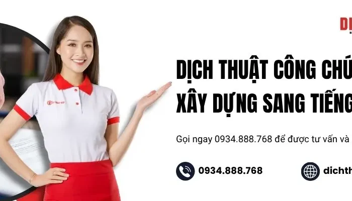 Dịch Thuật Công Chứng Giấy Phép Xây Dựng Sang Tiếng Trung