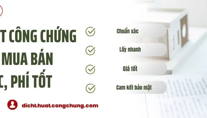 Dịch Thuật Công Chứng Hợp Đồng Mua Bán Chuyên Nghiệp Nhất