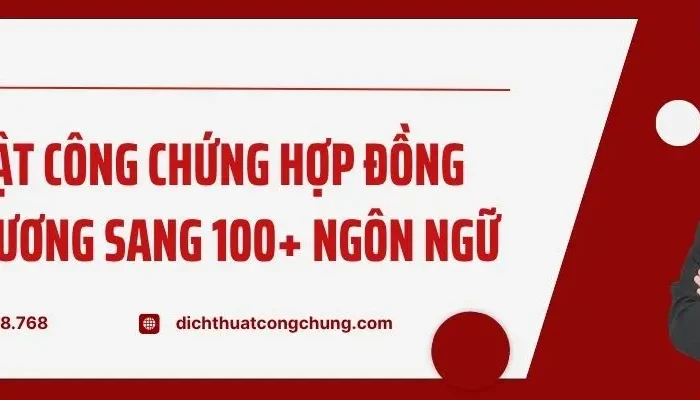 Dịch Thuật Công Chứng Hợp Đồng Ngoại Thương Sang 100+ Ngôn Ngữ