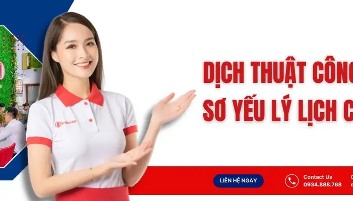 dịch thuật công chứng sơ yếu lý lịch
