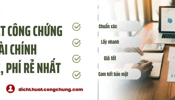 Dịch Vụ Dịch Công Chứng Báo Cáo Tài Chính Chuẩn Xác Nhất 2025