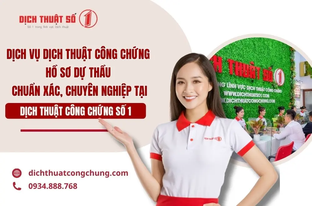 Dịch vụ dịch thuật công chứng chuẩn xác, chuyên nghiệp của chúng tôi