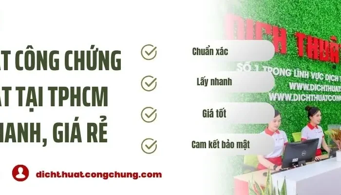 Dịch Thuật Công Chứng Tiếng Nhật Tại TPHCM Lấy Ngay, Giá Rẻ