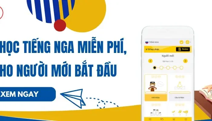 Top 9 App Học Tiếng Nga Miễn Phí, Hiệu Quả Nhất Hiện Nay