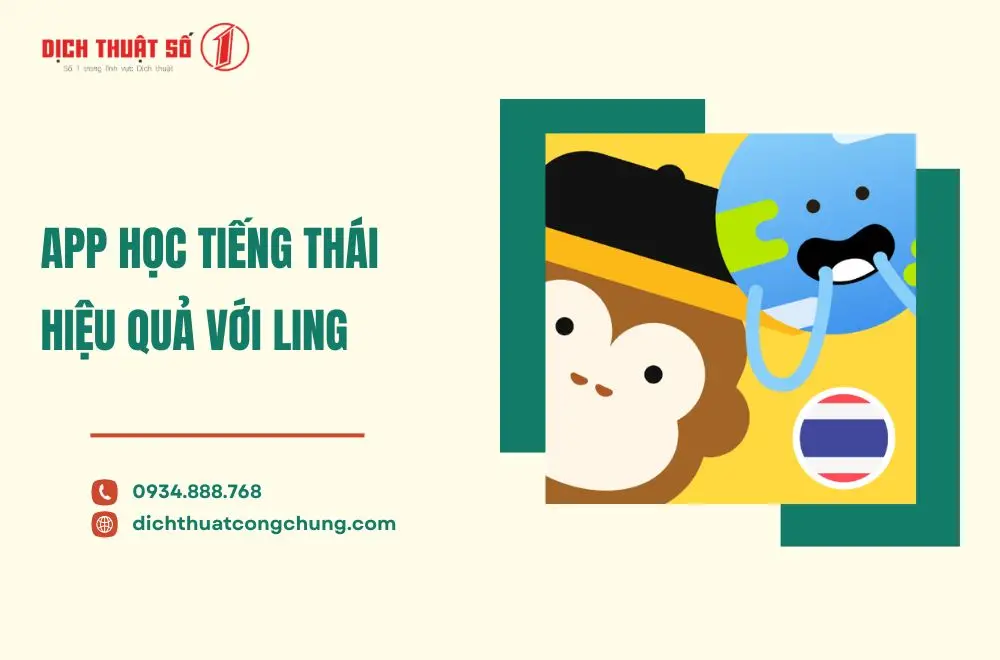 App Học tiếng Thái với Ling