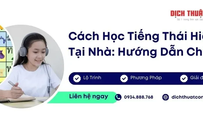 Học Tiếng Thái Cấp Tốc: Lộ Trình Và Phương Pháp Chi Tiết