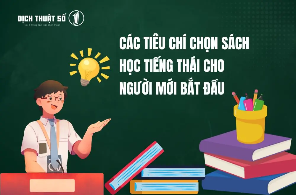 Các tiêu chí chọn sách học tiếng Thái cho người mới bắt đầu