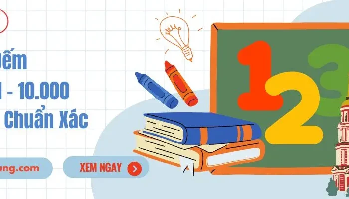 Học Số Đếm Tiếng Nga Từ 1 Đến 10.000 (Có Phiên Âm) Chuẩn Xác