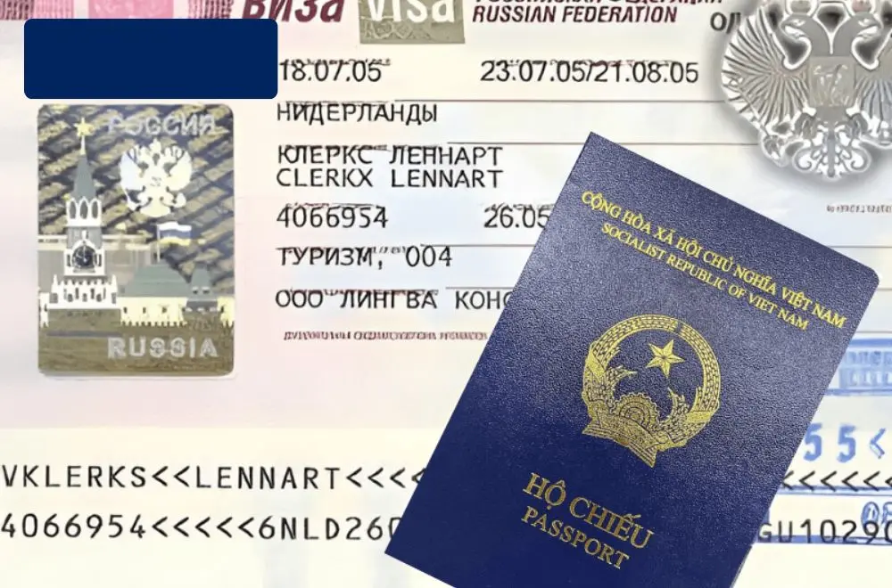 Visa Nga là giấy phép do cơ quan có thẩm quyền của Liên bang Nga cấp