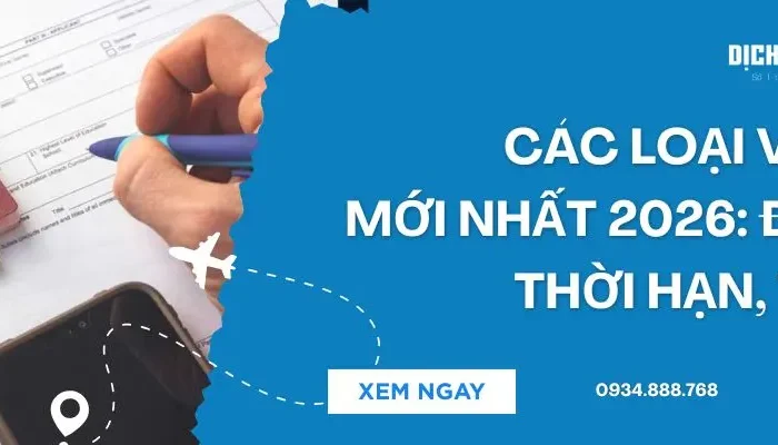 Các Loại Visa Nga Và Những Lưu Ý Quan Trọng Khi Xin