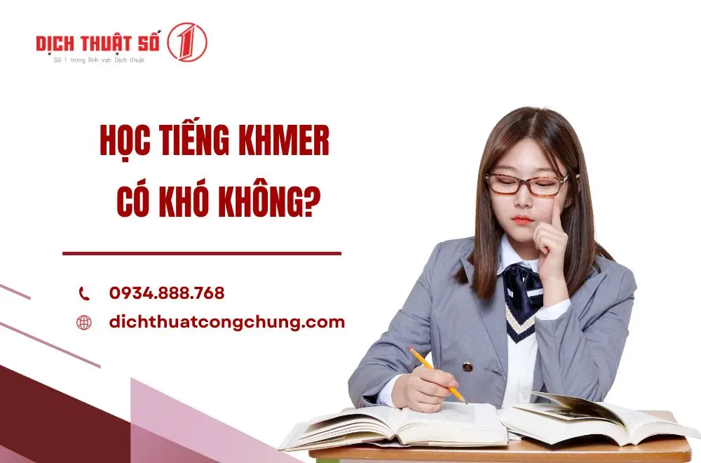 Học tiếng Khmer có khó không?