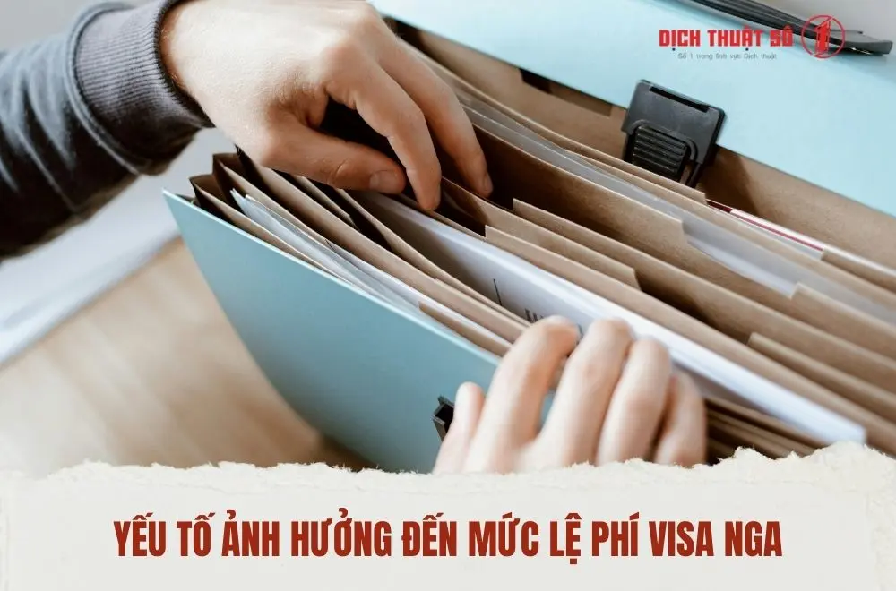 Yếu tố ảnh hưởng đến mức lệ phí visa Nga