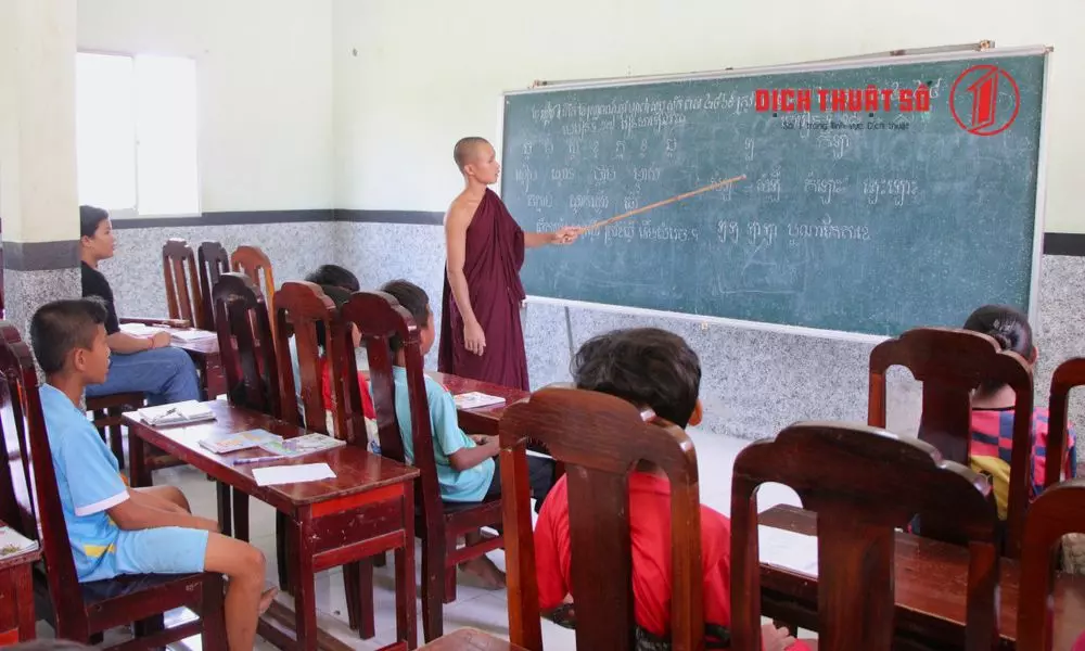 Cấu trúc câu cơ bản trong ngữ pháp tiếng Khmer