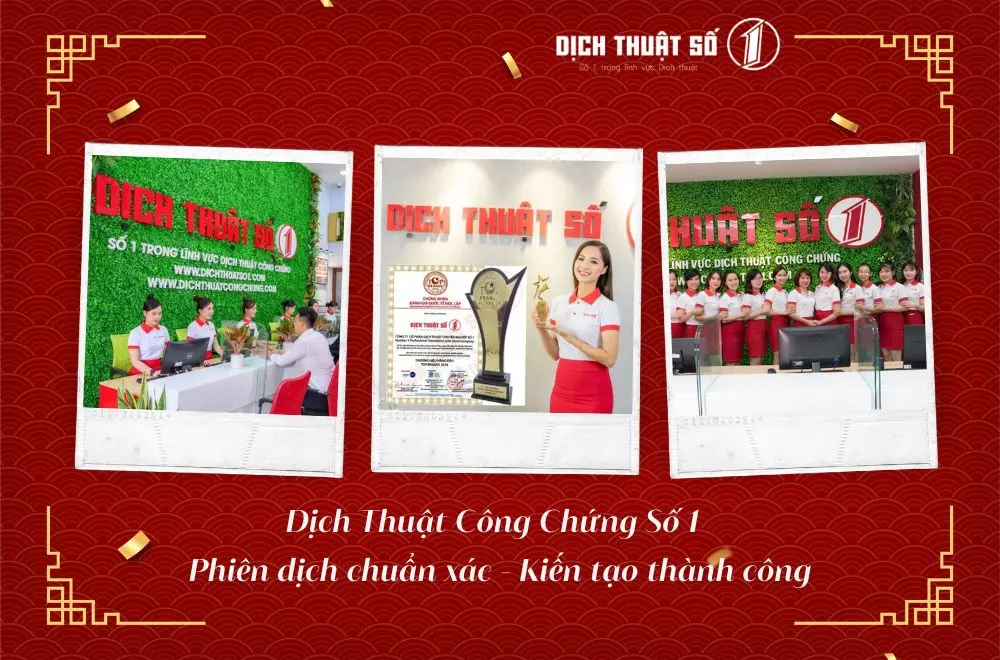 Lợi thế khi chọn dịch vụ của Dịch Thuật Công Chứng Số 1