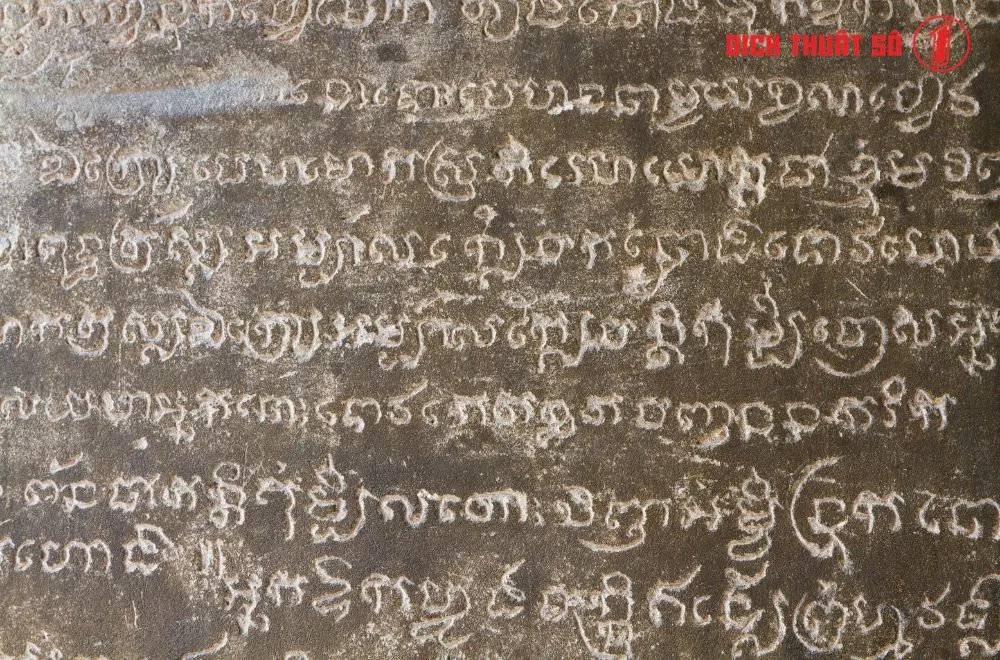 Tiếng Khmer là ngôn ngữ chính thức của Vương quốc Campuchia