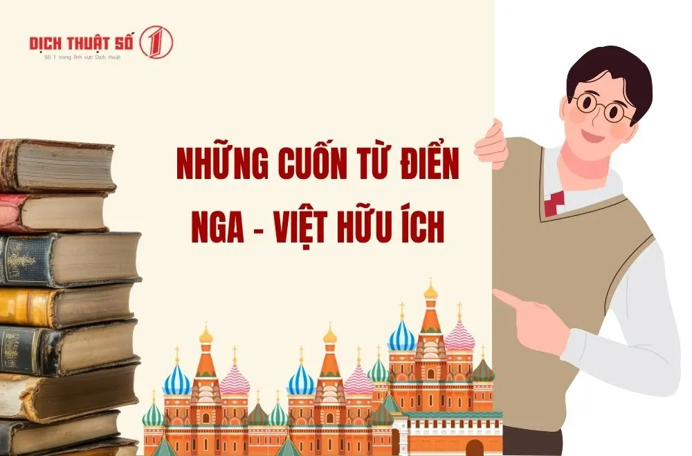 Top sách từ điển tiếng Nga tốt nhất cho người mới bắt đầu