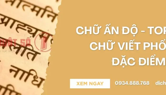 Chữ Ấn Độ Là Gì Và Các Hệ Chữ Viết Quan Trọng