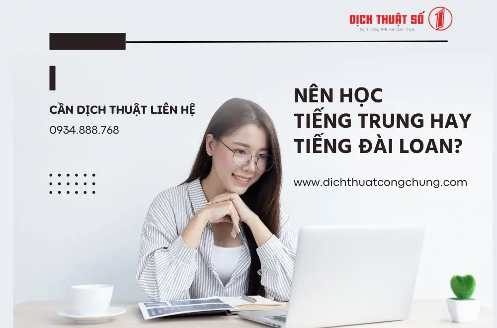Nên học tiếng Trung hay tiếng Đài Loan?