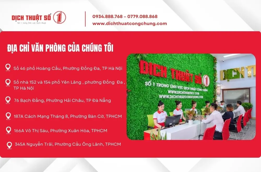 dịch vụ phiên dịch tiếng Ấn Độ của chúng tôi