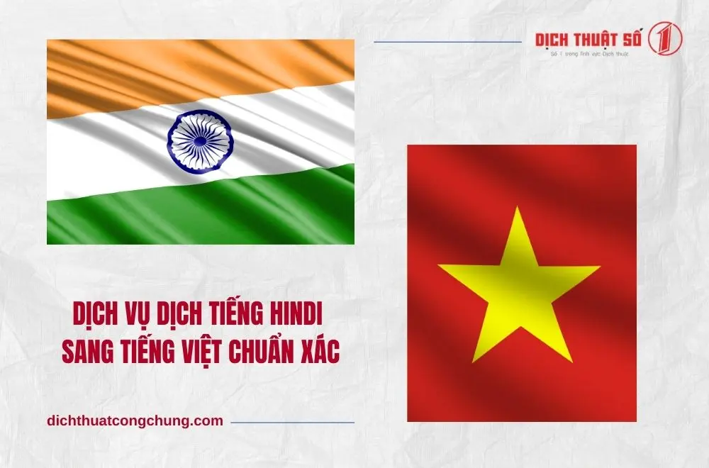 Dịch tiếng Hindi sang tiếng Việt chuẩn xác