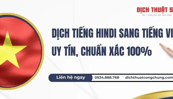 Dịch Vụ Dịch Tiếng Hindi Sang Tiếng Việt Uy Tín, Chuẩn Xác 100%