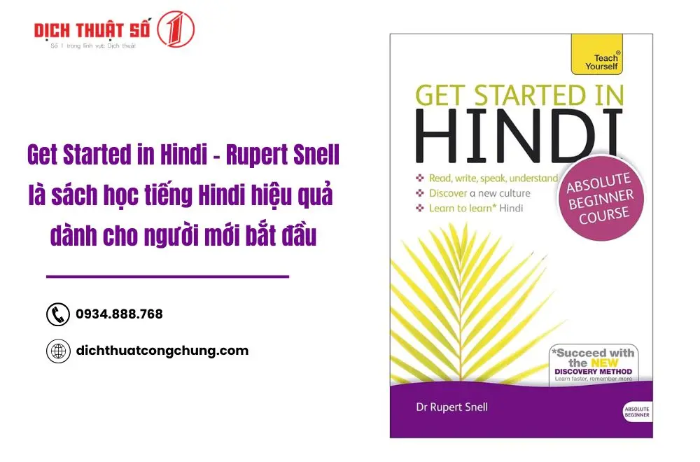 Gợi ý một số sách học tiếng Ấn Độ nên tham khảo