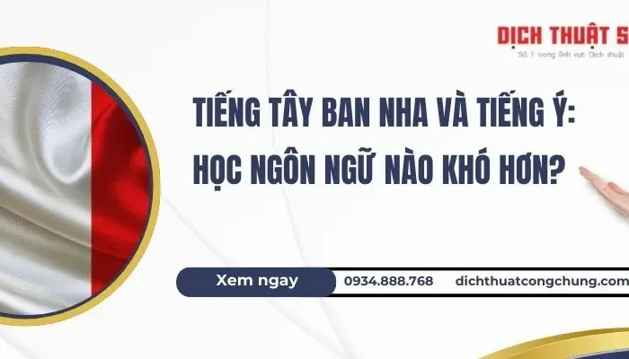Tiếng Tây Ban Nha Và Tiếng Ý: Giống Và Khác Nhau Thế Nào?