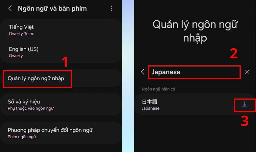 Bước 4 cách cài bàn phím tiếng Nhật trên điện thoại Android