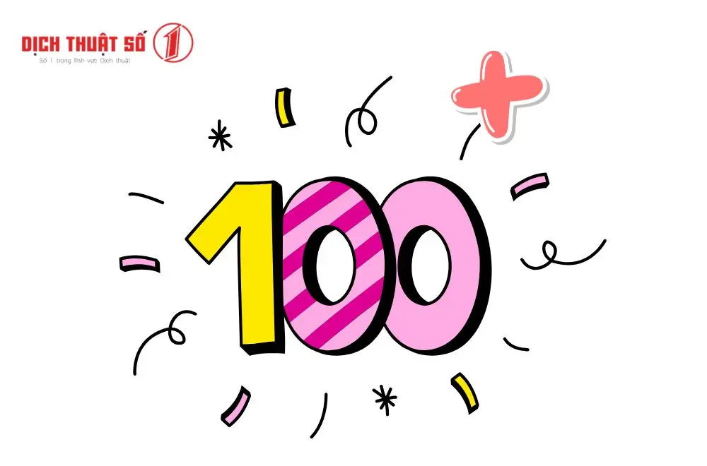 Bảng số đếm tiếng Nhật từ 100 - 10.000