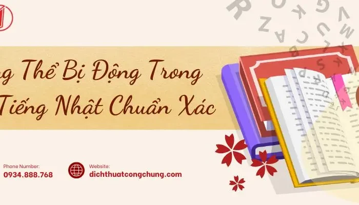 Cách Dùng Thể Bị Động Trong Ngữ Pháp Tiếng Nhật Chuẩn Xác